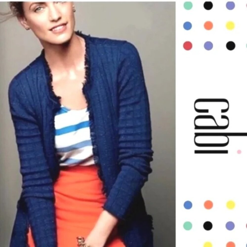 CAbi Navy Women's Cardigan Sweater